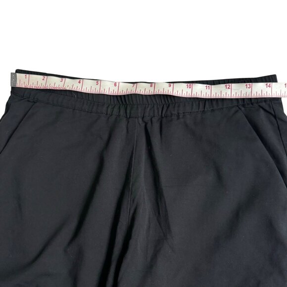 Marine Layer Allison Black Cropped Pants Small elastic waist light weight New - Picture 6 of 14